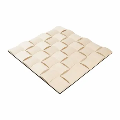 Construção acústica quadrada do MDF do poliéster dos painéis de parede